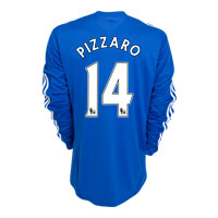 Adidas Chelsea Home Shirt 2009/10 with Pizzaro 14