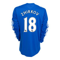 Adidas Chelsea Home Shirt 2009/10 with Zhirkov 18