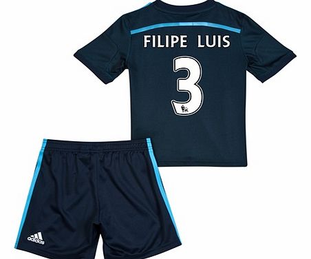 Adidas Chelsea Third Mini Kit 2014/15 with FILIPE LUIS