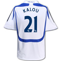 Adidas Chelsea Third Shirt 2007/08 - Kids with Kalou 21