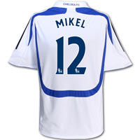 Adidas Chelsea Third Shirt 2007/08 - Kids with Mikel 12