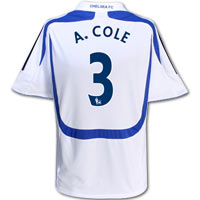 Adidas Chelsea Third Shirt 2007/08 with A. Cole 3