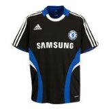 Adidas Chelsea Training Jersey - Black/Reflex Blue- Kids - Boys L 30`-32`/81cm Chest 12 Years