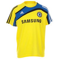 Adidas Chelsea Training T-Shirt - Yellow/Reflex