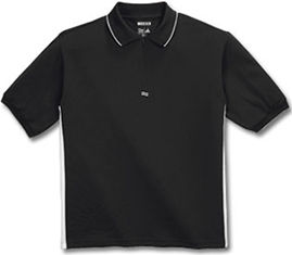 ClimaCool S/S Zip Polo Black 560223