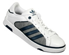 Adidas Court One S White/Grey Leather Trainer
