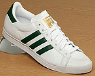 Adidas Court Star White/Green Leather Trainer