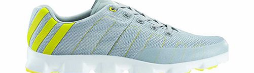 adidas Crossflex Golf Shoes Chrome/Vivid Yellow