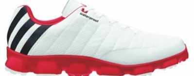 Adidas Crossflex Sport Golf Shoes White/Black/Red