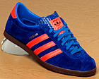 Adidas Dublin Blue/Orange Suede Trainers