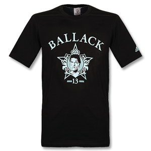 Adidas Euro 2008 Ballack No.13 Graphic T-Shirt - black