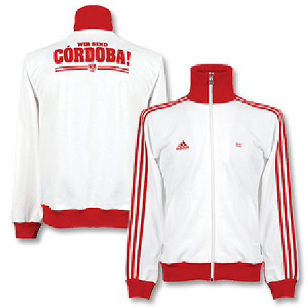 Adidas Euro 2008 Cordoba Track Top - White/Red