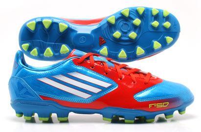 Adidas F10 TRX AG Football Boots Prime Blue/Core