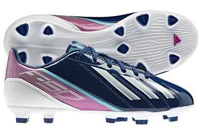 Adidas F10 TRX FG Kids Football Boots Dark Blue/Vivid