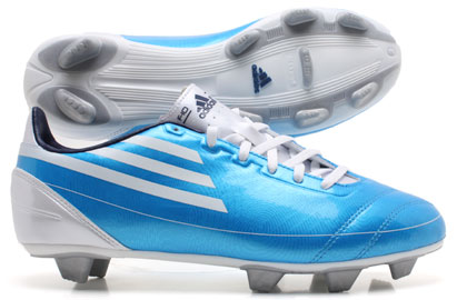 Adidas F10 TRX SG Football Boots Cyan/White Youth