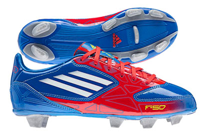 Adidas F10 TRX SG Kids Football Boots Prime Blue/Core