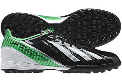 F10 TRX TF Football Boots Black/Green