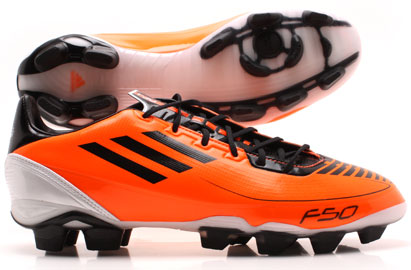Adidas F30 TRX AG Football Boots Warning/Black/White