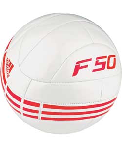 F50 X-ite White/Red Football - Size 5