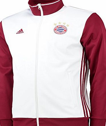 adidas FCB 3S TRK TOP - T-Shirt for Bayern FC for Men, L, White