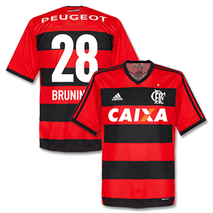 Adidas Flamengo Home Bruninho Shirt 2013 2014 (Fan