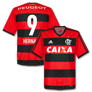 Flamengo Home Hernane Shirt 2013 2014 (Fan Style