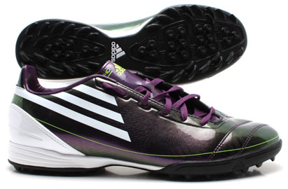 Adidas Football Boots Adidas F10 TRX Astro Turf Football Boots Chameleon Purple