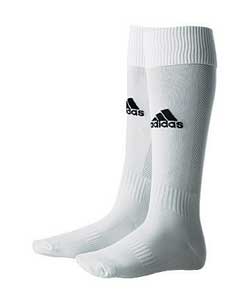 adidas Football Sock White - Size 8.5 - 11