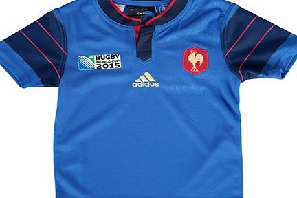 Adidas France FFR RWC15 Home Shirt Blue A95802