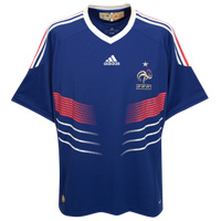 Adidas France Home Shirt 2009/10 with Benzema 9 printing.