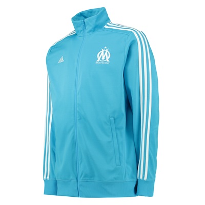 Adidas France Olympique de Marseille 3 Stripe Track Top -