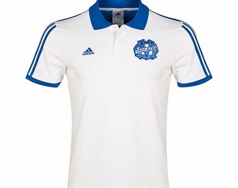 Adidas France Olympique de Marseille Core Polo White F85657