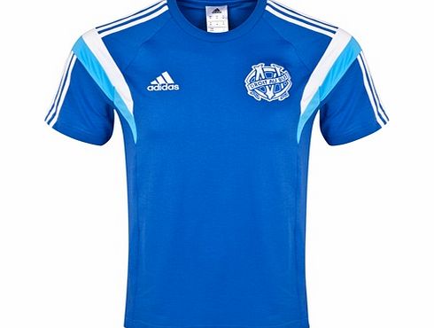 Adidas France Olympique de Marseille T-Shirt Lt Blue F83951