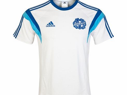 Adidas France Olympique de Marseille T-Shirt White F83950
