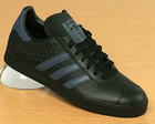 Adidas Gazelle 2 Black/Dark Grey Leather Trainers