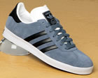 Adidas Gazelle 2 Blue Grey/Black Suede Trainers