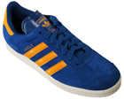 Gazelle 2 Blue/Yellow Suede Trainers