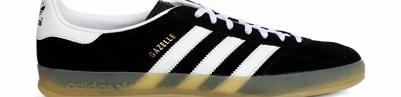 Adidas Gazelle Indoor Black/White Suede Trainers