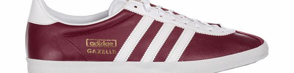 Adidas Gazelle OG Cardinal Red Leather Trainers