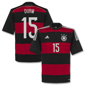 Adidas Germany Away Durm Shirt 2014 2015