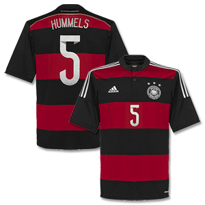 Adidas Germany Away Hummels Shirt 2014 2015