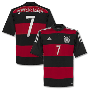 Adidas Germany Away Schweinsteiger Shirt 2014 2015