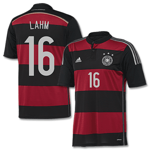 Adidas Germany Boys Away Lahm Shirt 2014 2015