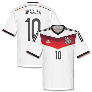 Adidas Germany Home Draxler Shirt 2014 2015