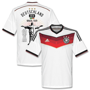 Germany Home Shirt 2014 2015 Inc Brazil 2014