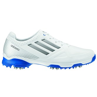 Adidas Golf Adidas Adizero 6-Spike Mens Golf Shoes (White)