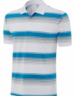Adidas Golf Adidas Junior ClimaLite Merch Stripe Polo Shirt
