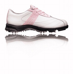 Adidas Ladies Torsion Euro Golf Shoe White/Pink