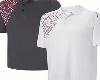 Adidas Golf Adidas Mens ClimaCool Cityscape Printed Polo Shirt