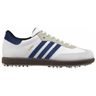 Adidas Golf Adidas Mens Samba Golf Shoes (White/Navy/Gum) 2012